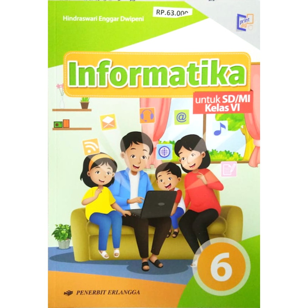 Buku Pelajaran Sd Mi Informatika Kelas 6 Kurikulum 2013 New Shopee Indonesia