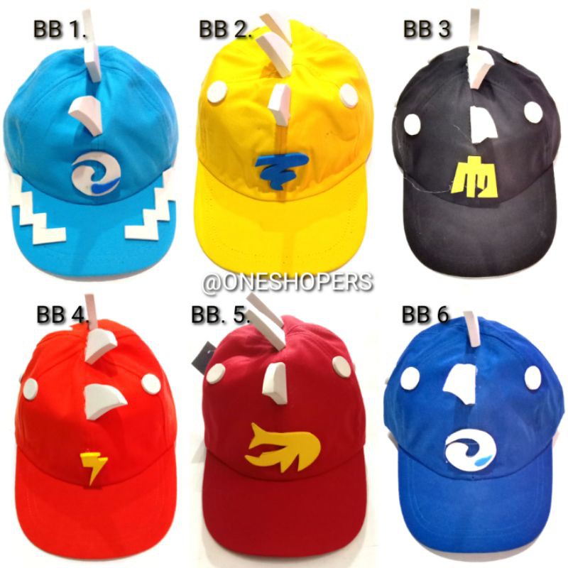 TOPI ANAK KARAKTER BOBOIBOY / TOPI BOBOIBOY TERBAIK