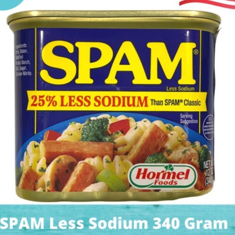 

Spam Less Sodium Hormel 340gr