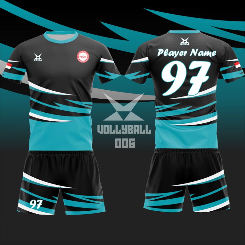 BAJU KAOS JERSEY VOLLEYBALL KRIRA 6 SETELAN VOLI PROLIGA FULL PRINTING PRIA WANITA SINGLET ANAK JUMB