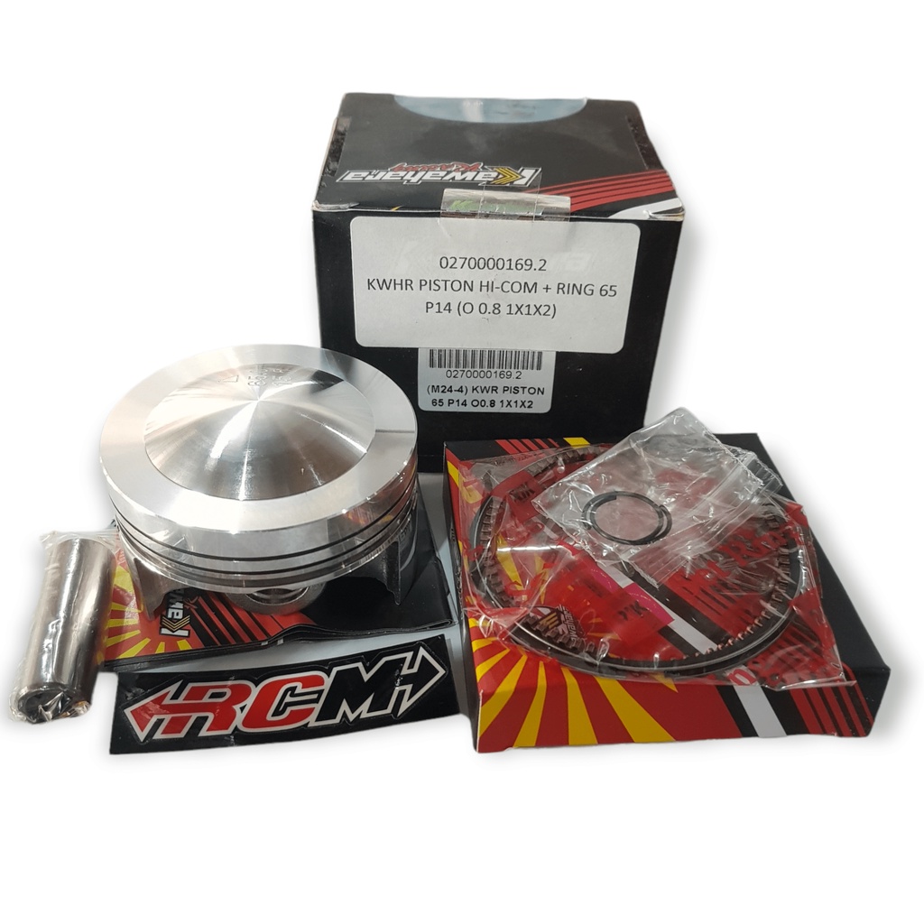 RING PISTON HI-COM HICOM SEHER SEKER KIT SET PIN PEN 14 P14 UK 65MM 65 MM ORI ORIGINAL KAWAHARA ASLI