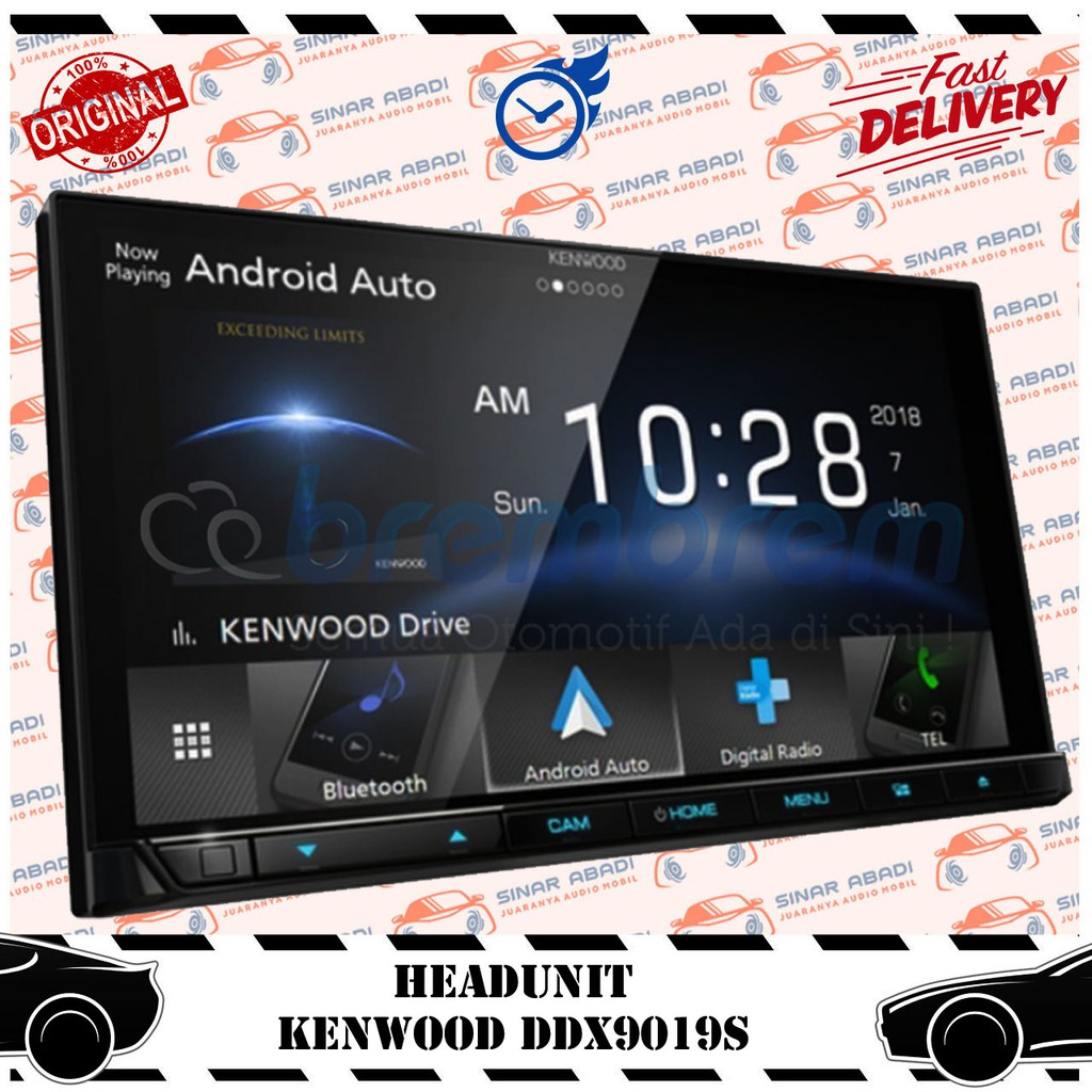 HEADUNIT KENWOOD-DDX9019S 6.8 INCHI 13 BAND EQ