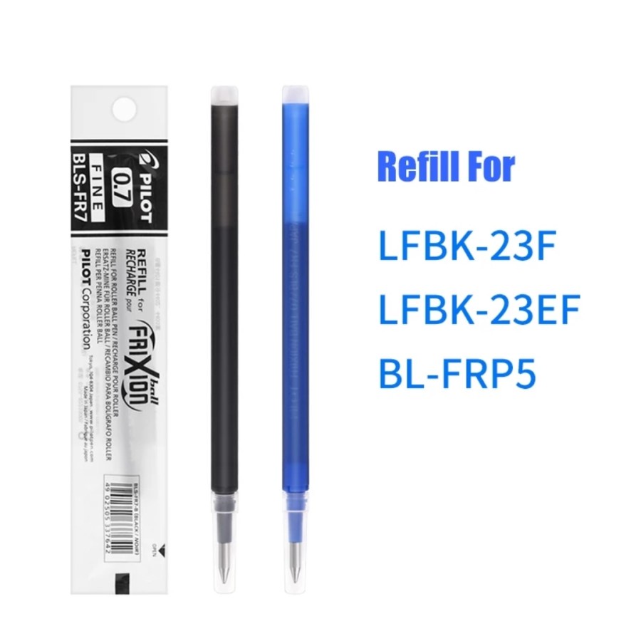 

Refill Ballpoint Pulpen PILOT FRIXION 0.7mm 0.5mm Erasable Pen