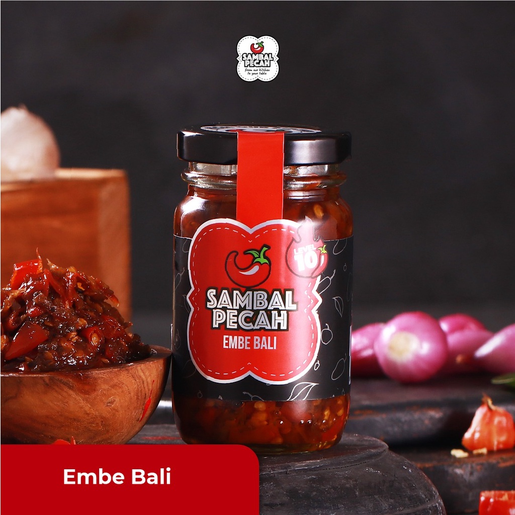 

Sambal Pecah - Embe Bali Pedas Nusantara Homemade Asli Bali - Sambal Pecah 100 Gr