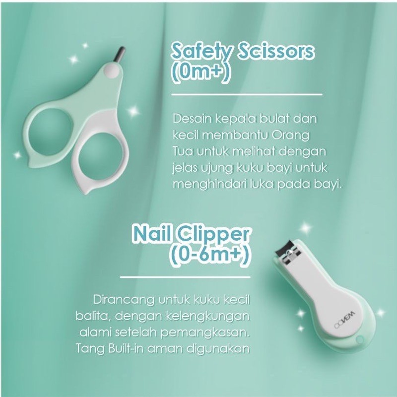 Oonew 4in1 Hygiene Set - Alat Perawatan Gunting Kuku Anak