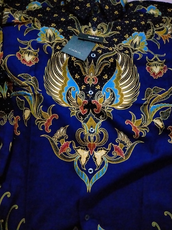 Kemeja Alisan Batik Lengan Panjang Kemeja Batik (slimfit)