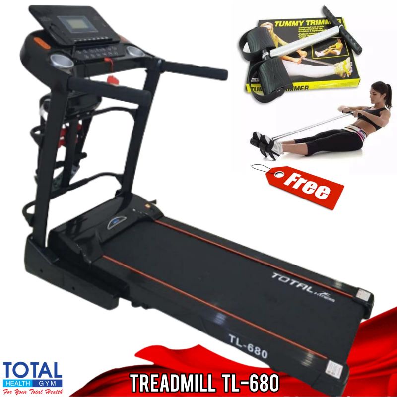 TREADMILL ELEKTRIK TL-680 / TREADMILL TOTAL FITNESS / ALAT GYM /ALAT FITNESS