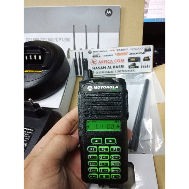 HT MOTOROLA CP 1660 VHF MURAH - HT MOTOROLA CP 1660 MURAH