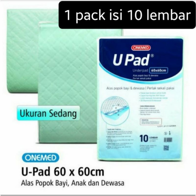 Underpad Upad 60x60 60 x 60 Onemed Premium Alas Pipis Kucing Anjing Kelinci Orang Dewasa Tua dan Anak