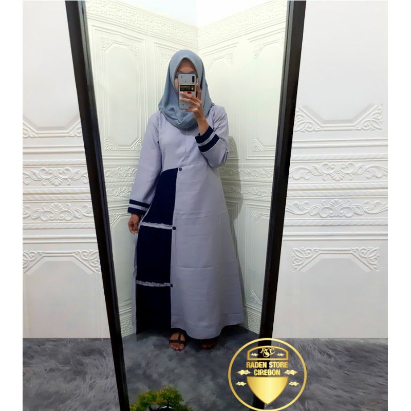 Gamis Moscrepe Safina / Gamis Sari Muslim