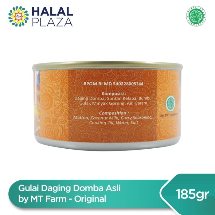

Gg0Hh Gulai Daging Domba Asli By Mt Farm - Original 185Gr Ds0kk