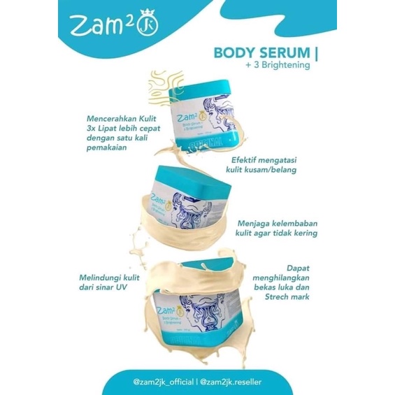 [ BISA COD ] BODY LOTION ZAMZAMJK ORIGINAL