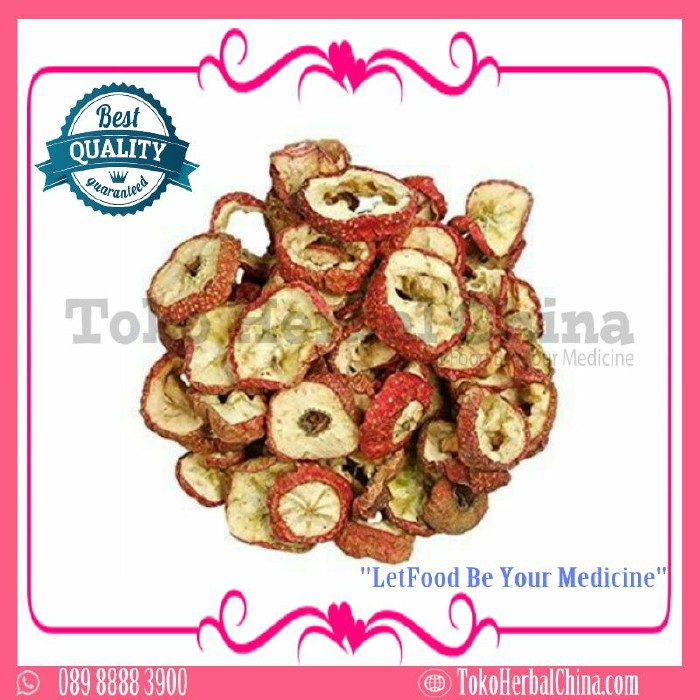 

Jual Buah Sanzha Kering/Dried Hawthorn Fruit 50G Murah
