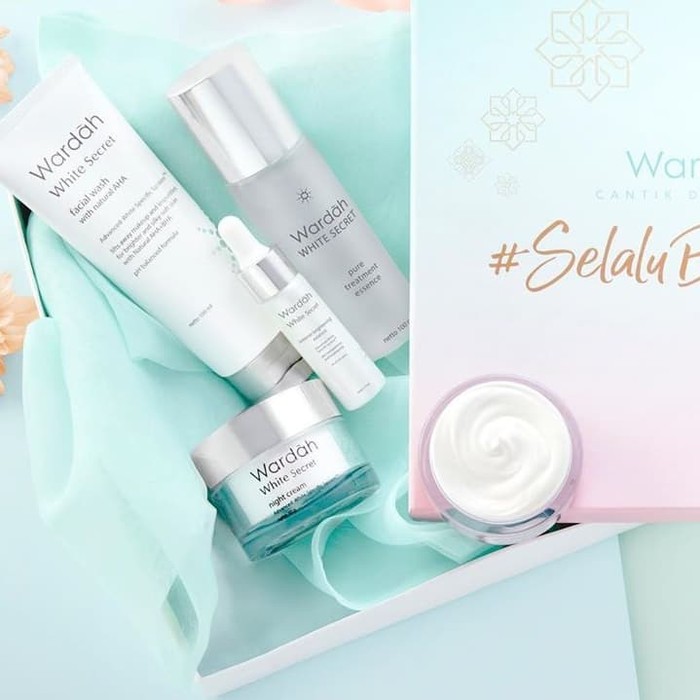 paket produk wardah WHITE SECRET wajah putih cerah merona