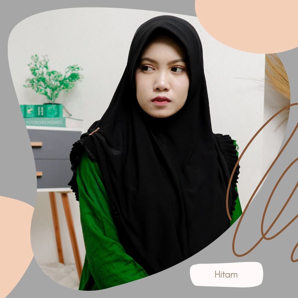 [TERMURAH] Hijab Instan REPI Pet Antem Rempel Pinggir / Kerudung Ruffle Adem