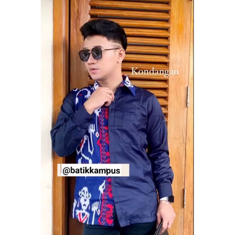 cod -- kemeja batik toyobo motif toraja batik kampus/ batik lengan panjang pria