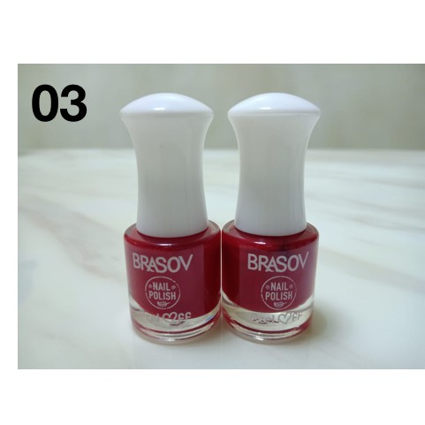 Kutek Brasov Peel Off 9ml | Cat Kuku Nail Polish Halal Peel Off 9ml BPOM