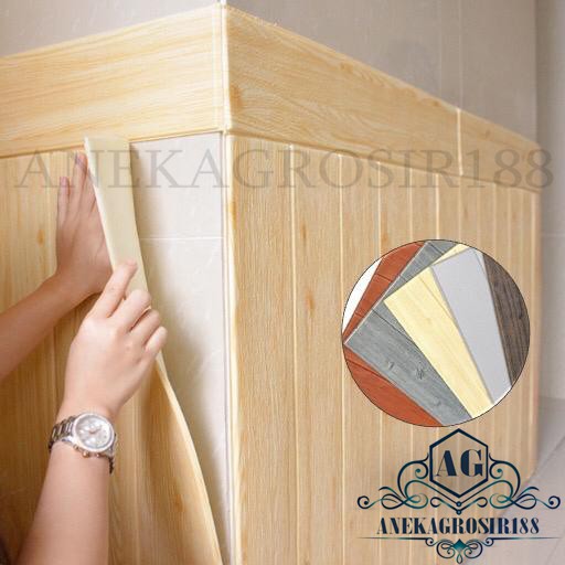 Wallpaper Dinding 3D Motif Kayu 234