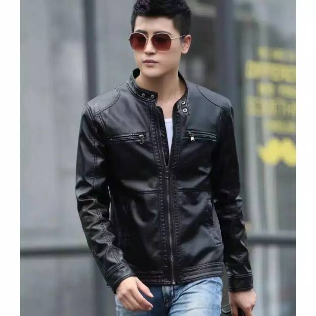 PREMIUM Jaket Kulit Asli Pria Elegant Brownie ARL 033 Silverstone RFLA Ariel NoAh 90