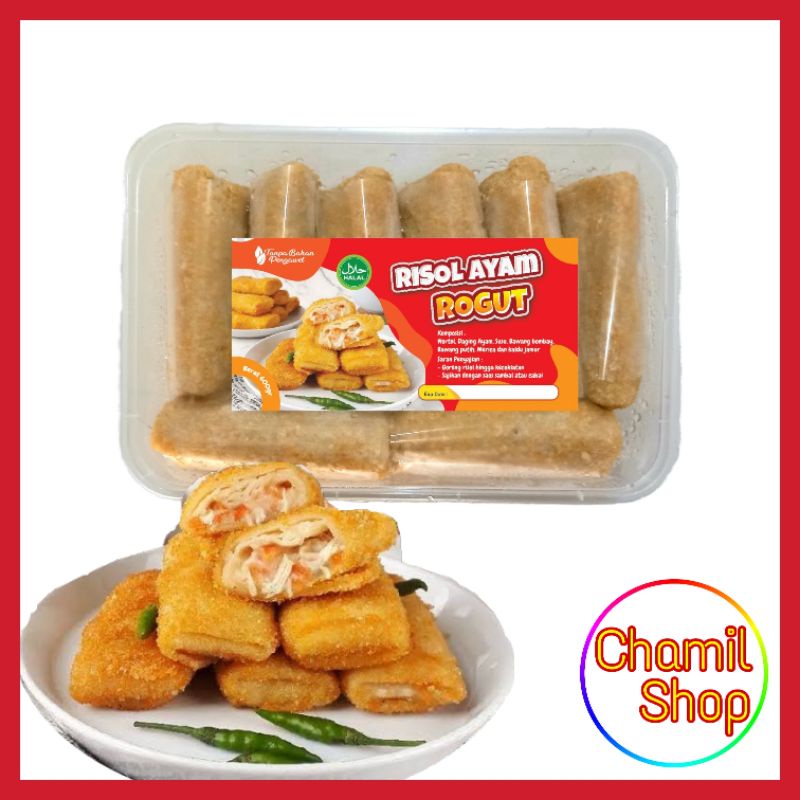 

RISOL AYAM ROGUT - RISOL ROGUT FROZEN isi 8 pcs