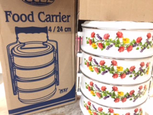 Ideal Rantang Makan Enamel Susun 4 Diameter 24 Cm