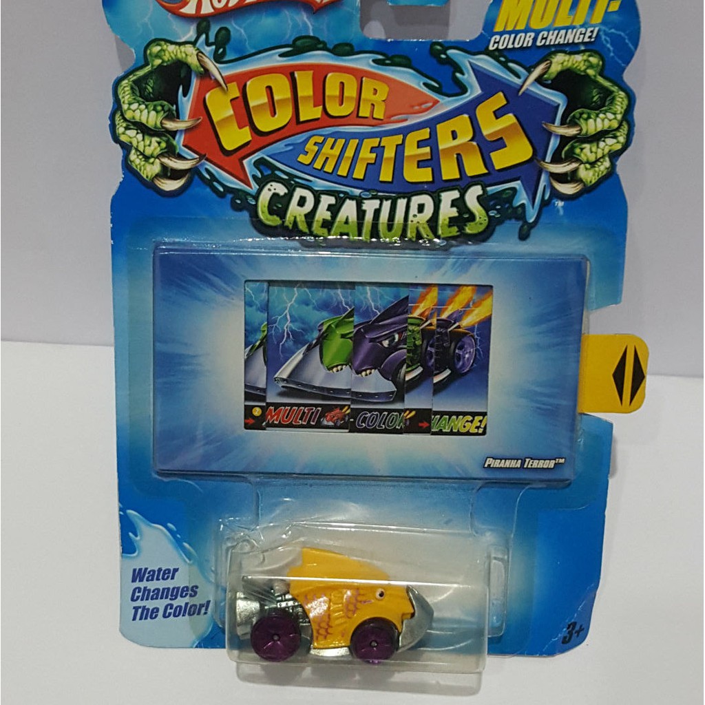 hot wheels color shifters creatures