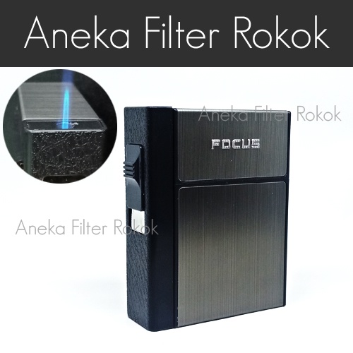Kotak Rokok Focus Dengan Korek Api Bara