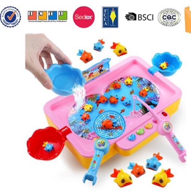 Mainan Anak  Mainan Pancing Elektrik Orange Kuning