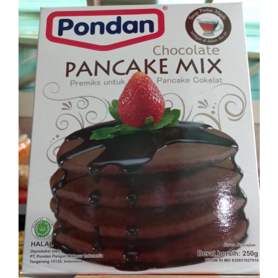 

Pondan Chocolate Coklat Pancake Mix Tepung Siap Pakai 250gr