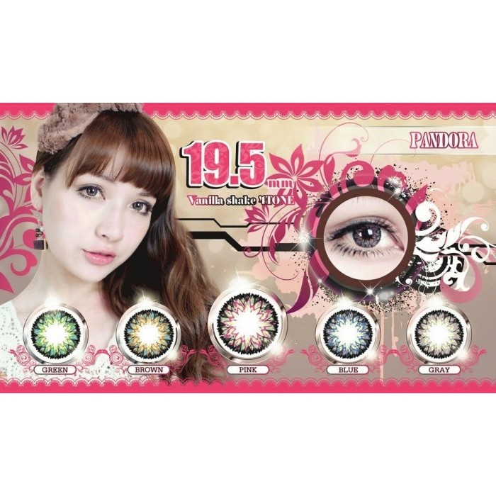 Softlens VIP Pandora Vanilla Shake 4Tones Pink