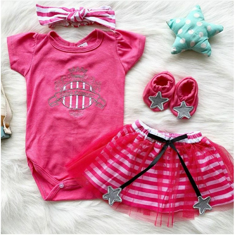 Baju setelan jumper bloomer bib bandana sepatu lucu fashion anak bayi cewek perempuan murah -LIL