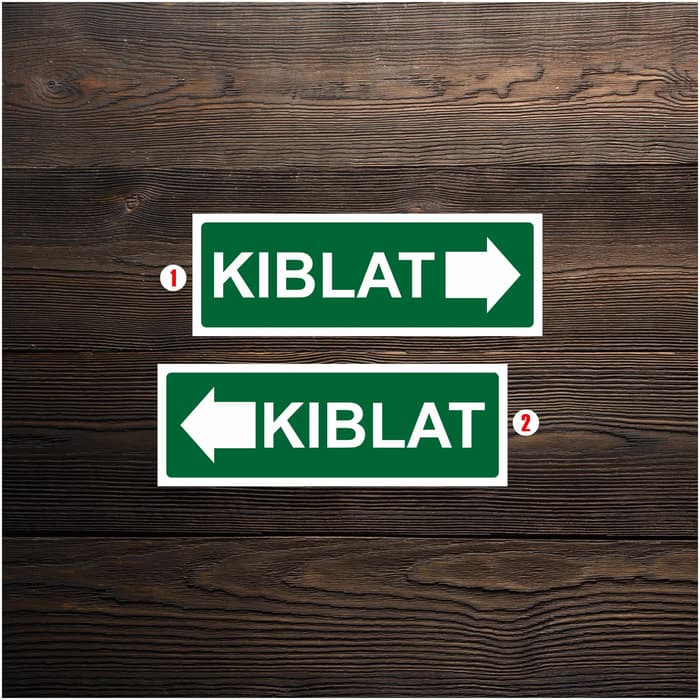 

Sticker Arah Kiblat Waterproof