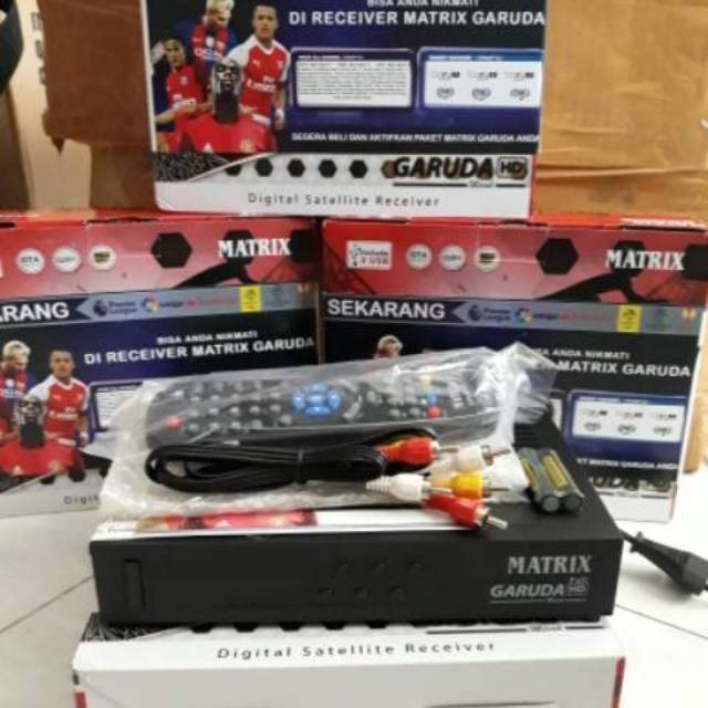 Receiver/decorder parabola matrix garuda MPEG 4 HD