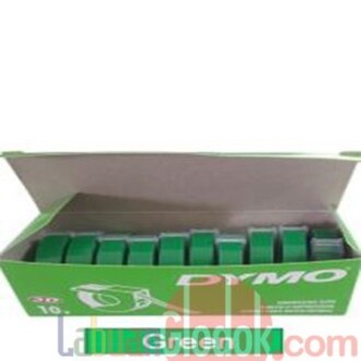 

Label Dymo Emboss Green/Hijau 9mm Panjang 3 meter