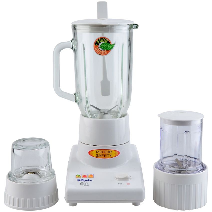 [ Miyako ] Blender Kaca 3 in 1 Miyako - 102 GS. Kapasitas 1 Liter