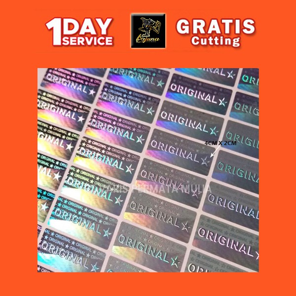 

SPH 4 1 - 6 Cetak Stiker Hologram Print Sticker Bentuk Persegi Tercepat Termurah