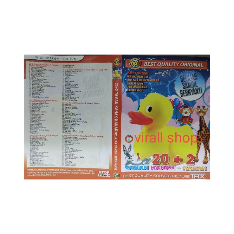 Kaset Lagu Taman Kanak Kanak Belajar Sambil Bernyanyi