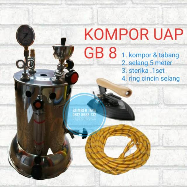 Kompor uap baskom gb 8