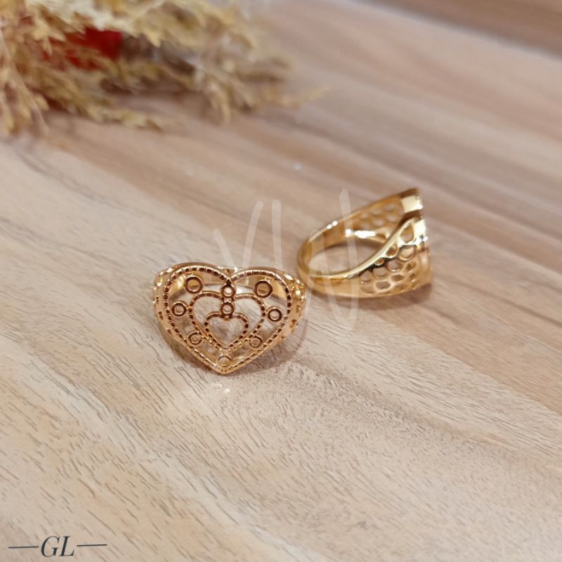 Cincin love Yaxiya Gold C03023