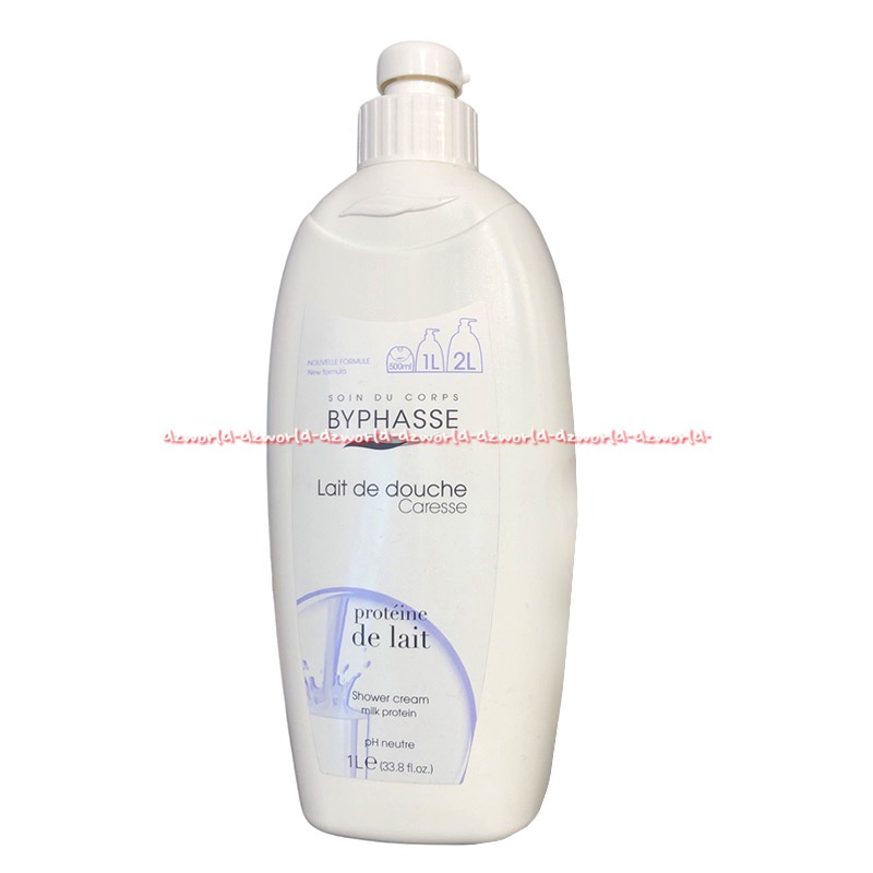 ByPhasse 1L Lait de Douche Flour De Vanille Noix Choco Shower Cream Sabun Mandi Cair Vanila Coklat