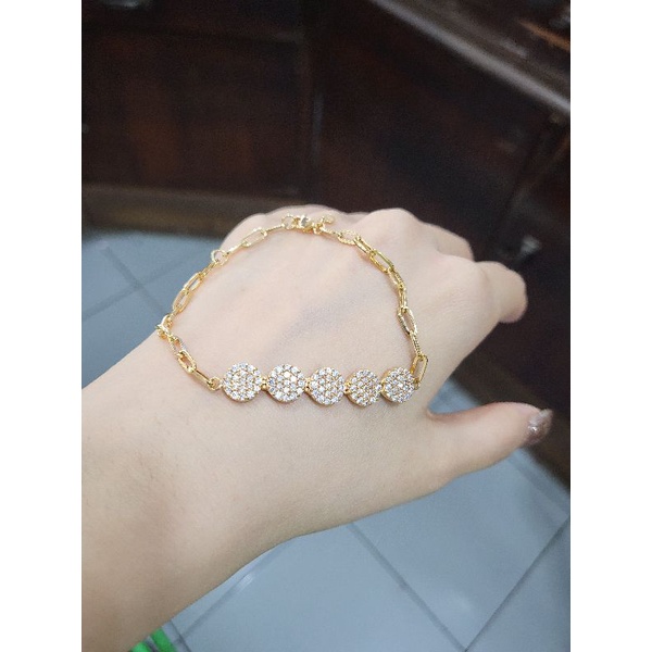 Gelang Tangan emas asli kadar 16k