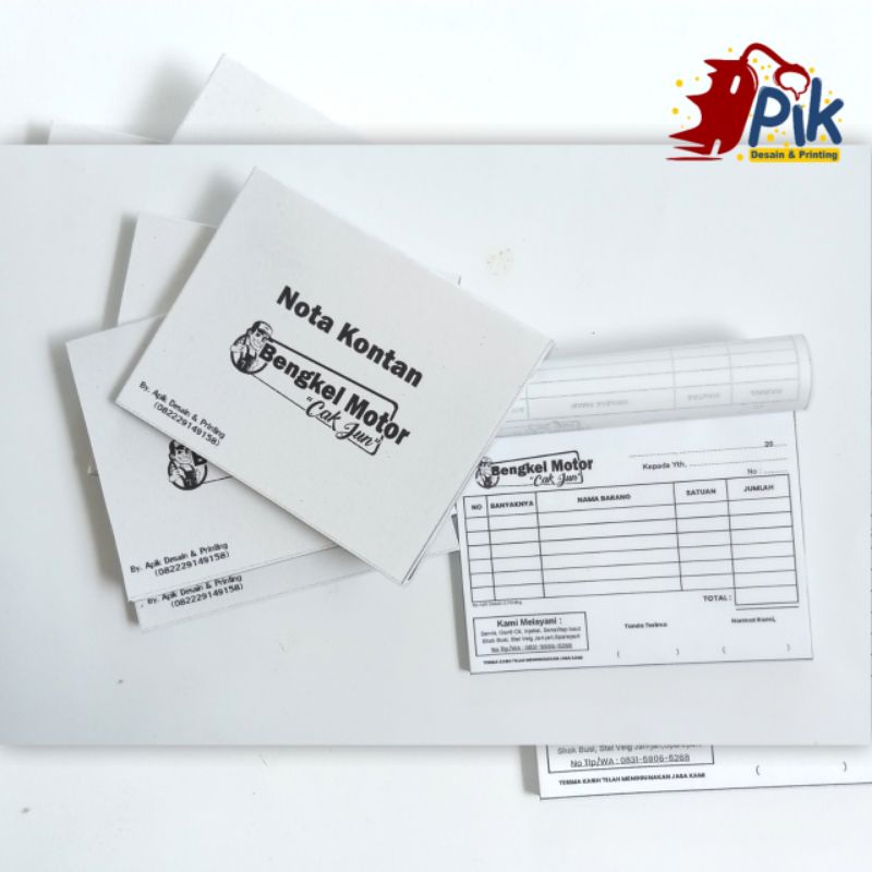 

CETAK NOTA TOKO / NOTA OLSHOP / NOTA BON / NOTA LAUNDRY 10x8 cm