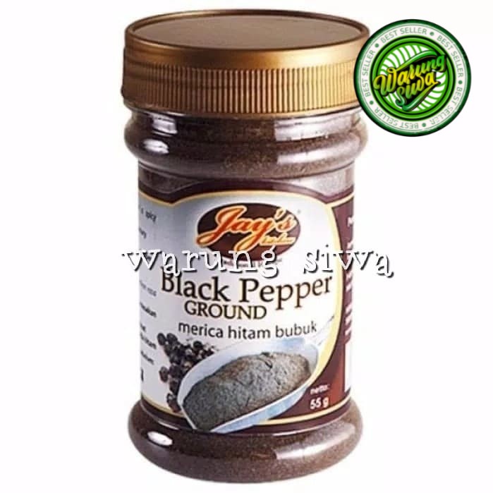 

bumbu jays jay's black pepper ground - merica hitam bubuk 55 gram