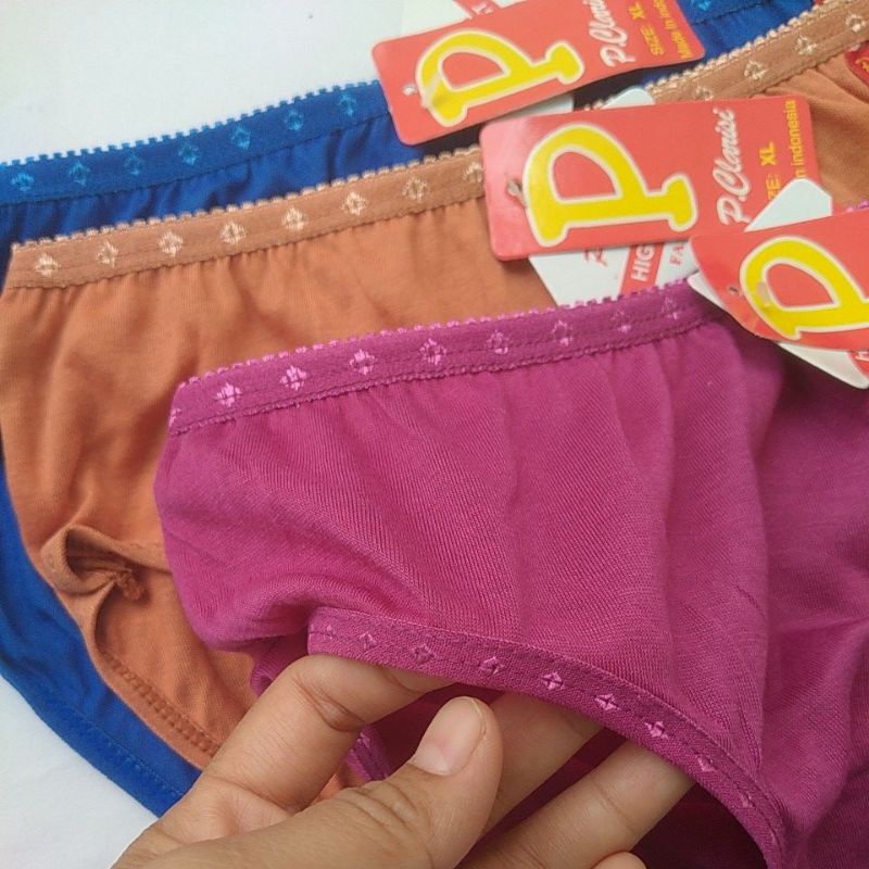 UNDIES CELANA DALAM WANITA POLOS BASIC IMPORT BAHAN LEBIH MELAR DAN LEBIH ADEM WARNA MENARIK