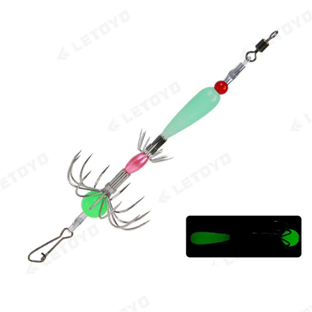 Kait Cumi Nanas Stainless Steel Fishing Tackle Payung Besar/Kecil Inkfish Calamary Lures