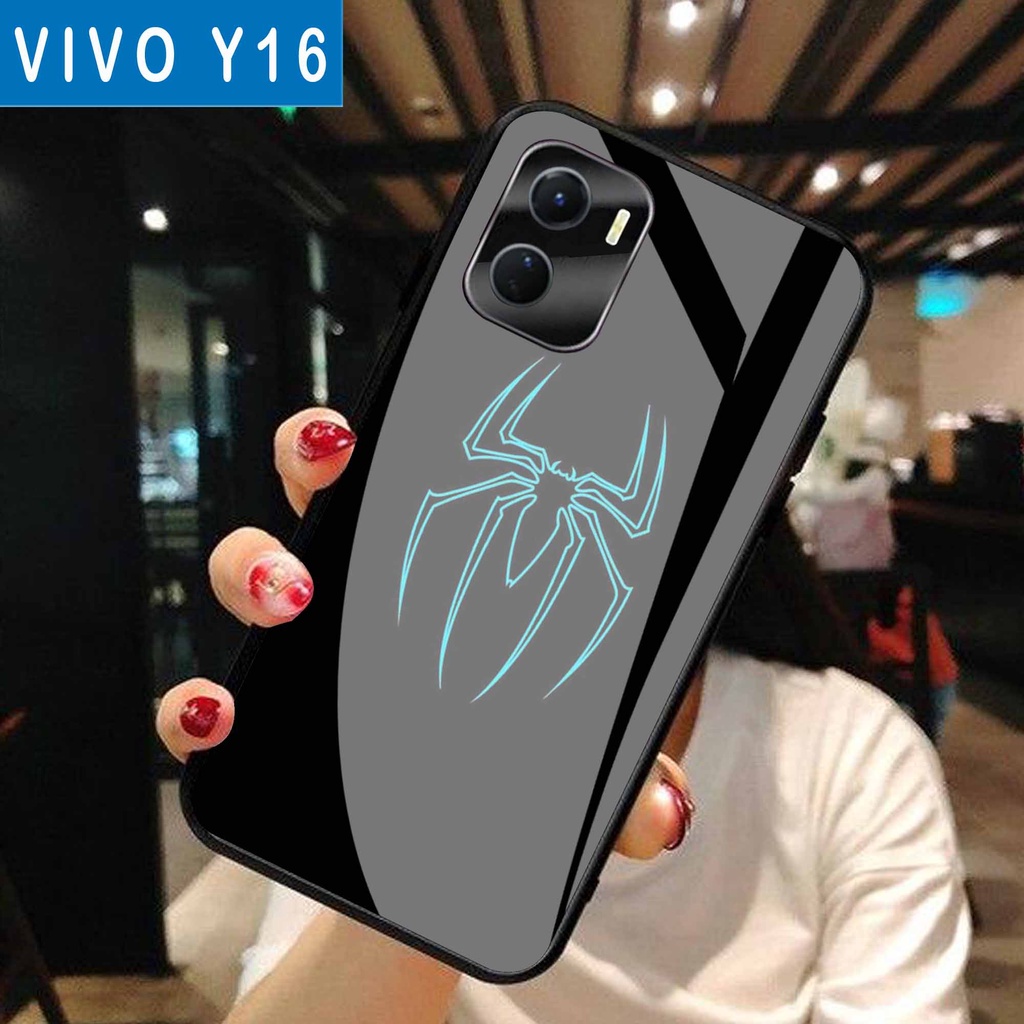 (S20) Case  Glass VIVO Y16 - casing Terbaru handphone - VIVO Y16  - pelindung handphone - VIVO Y16