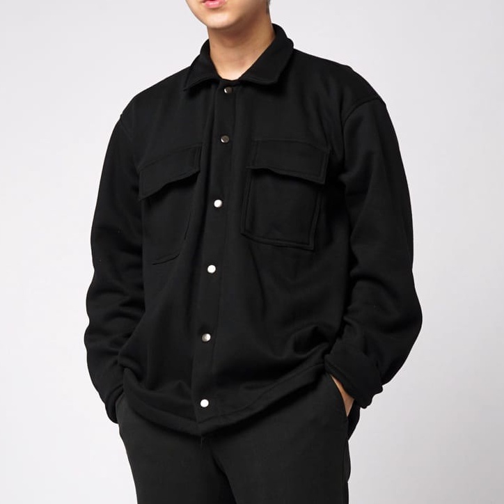 Jaket pria IKC 002 distro cbr six Bandung hoodie dua sisi bolak balik keren grosir pakaian pria H0D7-5