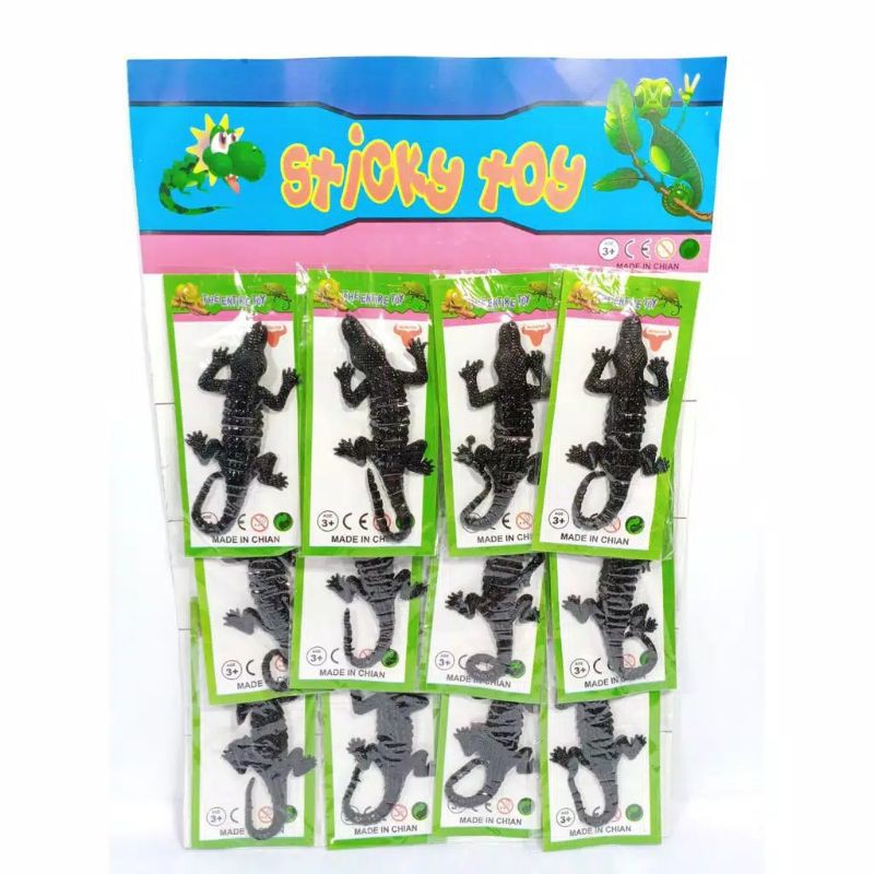 JG - STICKY TOYS - MAINAN JADUL ANAK - KARET BENTUK TIKUS ULAR BUAYA PRANK