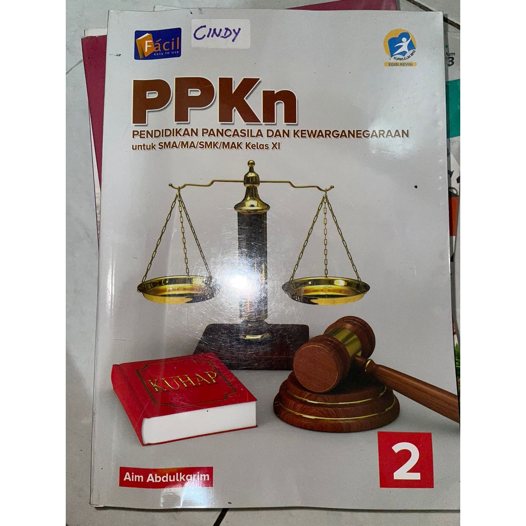 Buku Paket Cetak Pelajaran PPKN Kelas 11 Facil Grafindo Kurikulum 2013 Edisi Revisi / SMA 2 XI PKN K