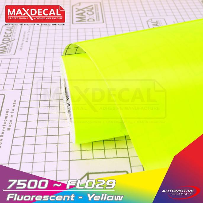 

3 METER MAXDECAL 7500 FL 45 cm Fluorescent Setabilo Neon Eceran - 029 YELLOW
